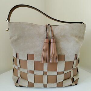 MICHAEL Michael Kors Tan and Cream Tote